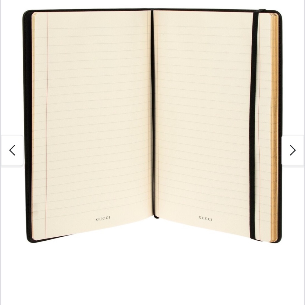 Gucci Black and White Floral Notebook - Picture 2 of 2